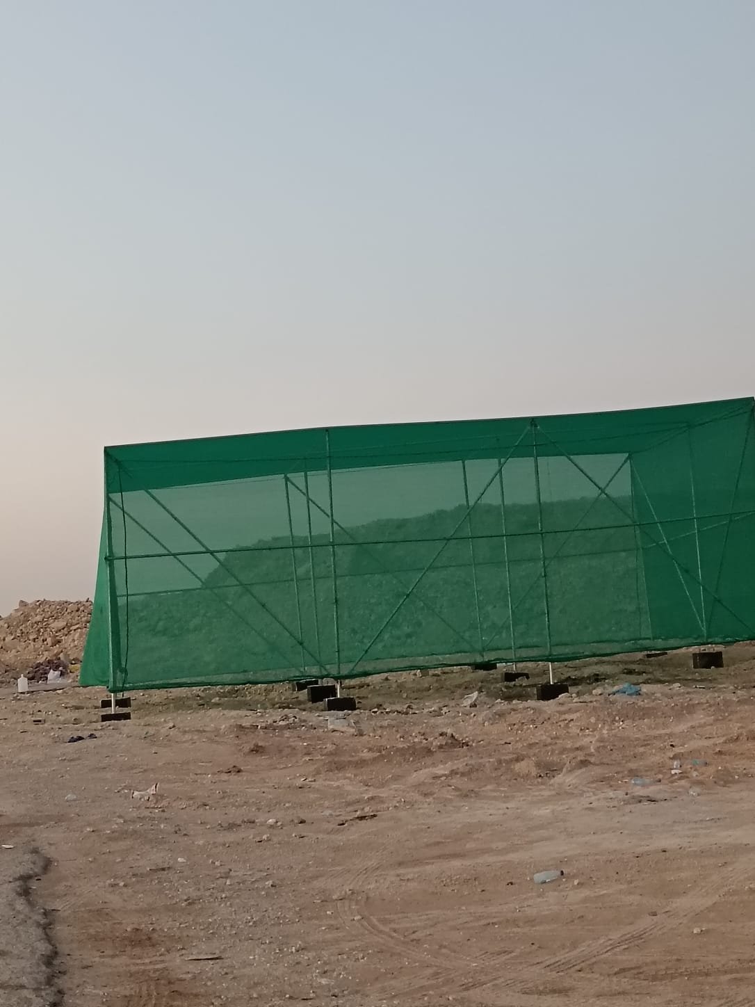 إنشاء المشاتل وبيوت الظل